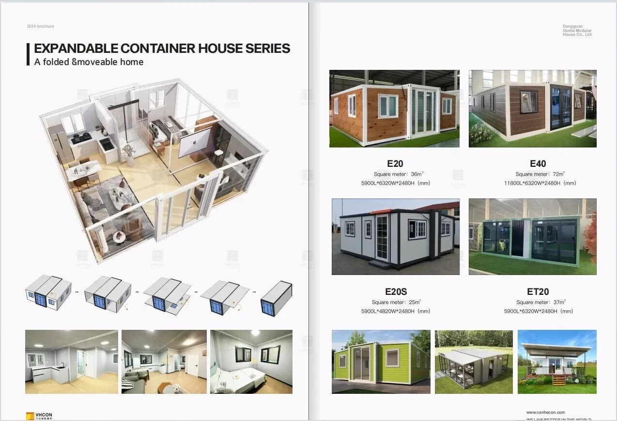 Sustainable Living Homes - 맞춤형 조립식 접이식 카페 확장형 컨테이너
