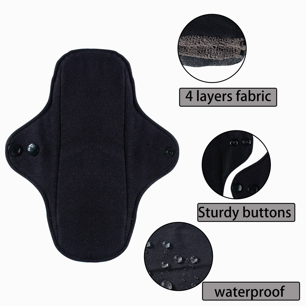4pcs 전체 면화 엄마 천 밤 긴 위생 패드, 여성용 - Cloth Pad Reusable 리뷰 및 가격