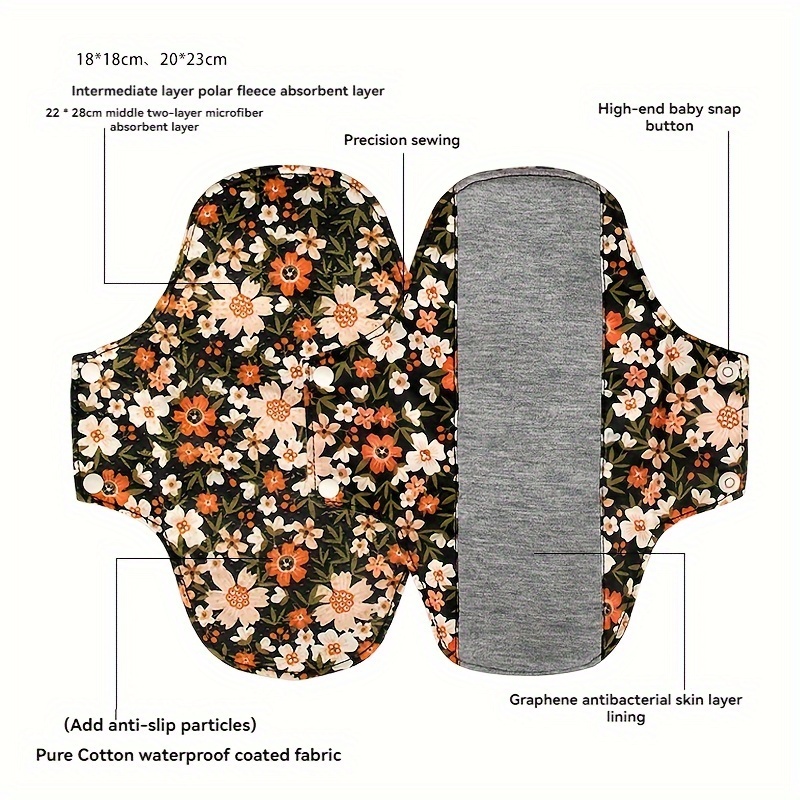 3개입 미끄럼 방지 재사용 가능 생리대 18CM 23C - Cloth Pad Reusable 리뷰 및 가격