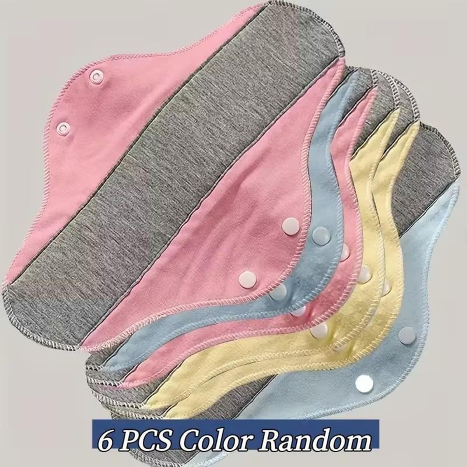6개 세탁 가능한 생리대 천 생리대 재사용 가능한 위생 - Cloth Pad Reusable 리뷰 및 가격