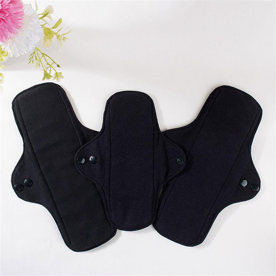 5개 세트 재사용 가능 세탁 가능 블랙 순면 생리대 4 - Cloth Pad Reusable 리뷰 및 가격